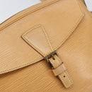 LOUIS VUITTON Epi Jeune Fille MM Shoulder Bag Beige M52156 LV Auth ka2069-18