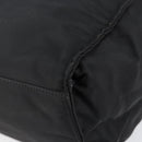 PRADA Chain Hand Bag Nylon Black Silver Auth ka207-12