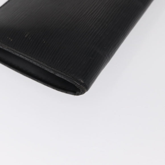 LOUIS VUITTON Epi Pochette Accessoires Pouch Black M52982 LV Auth ka2071