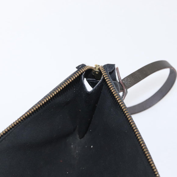 LOUIS VUITTON Epi Pochette Accessoires Pouch Black M52982 LV Auth ka2071