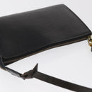 LOUIS VUITTON Epi Pochette Accessoires Pouch Black M52982 LV Auth ka2071-6