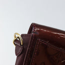 LOUIS VUITTON Monogram Vernis Rossmore PM Tasche Rouge Fauviste M91547 LV Auth ka2074-10
