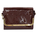 LOUIS VUITTON Monogram Vernis Rossmore PM Tasche Rouge Fauviste M91547 LV Auth ka2074-13