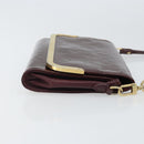 LOUIS VUITTON Monogram Vernis Rossmore PM Tasche Rouge Fauviste M91547 LV Auth ka2074-3