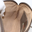 GUCCI GG Supreme Web Sherry Line Bag PVC Beige Gold 904 02 047 Auth ka2077-18