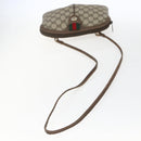 GUCCI GG Supreme Web Sherry Line Bag PVC Beige Gold 904 02 047 Auth ka2077-7
