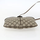 GUCCI GG Supreme Web Sherry Line Bag PVC Beige Gold 904 02 047 Auth ka2077-9