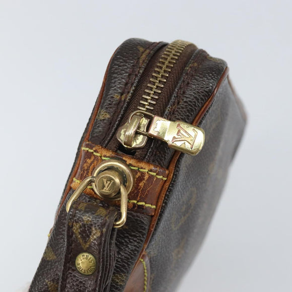 LOUIS VUITTON Monogram Marly Dragonne PM Clutch Bag M51827 LV Auth ka2078