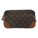 LOUIS VUITTON Monogram Marly Dragonne PM Clutch Bag M51827 LV Auth ka2078-2
