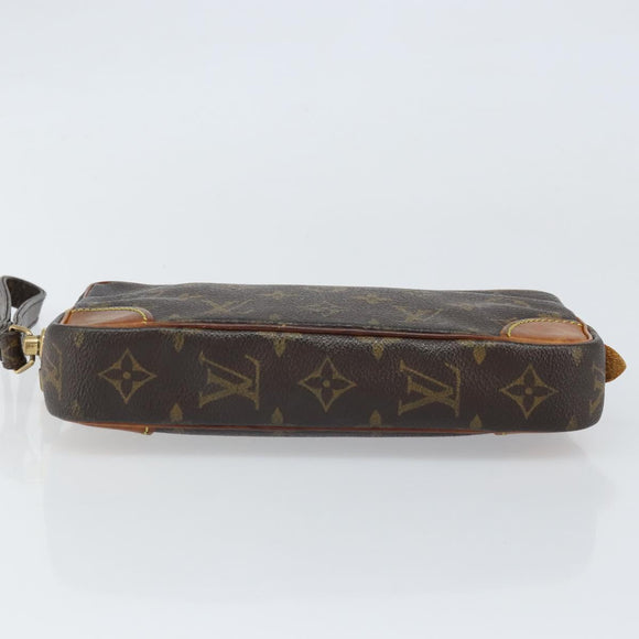 LOUIS VUITTON Monogram Marly Dragonne PM Clutch Bag M51827 LV Auth ka2078