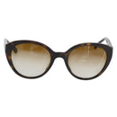 CHANEL Sunglasses plastic Brown CC Auth ka2081-2