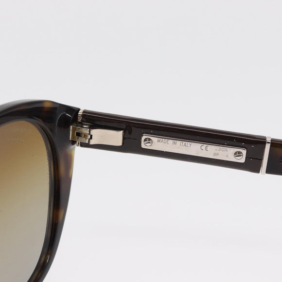 CHANEL Sunglasses plastic Brown CC Auth ka2081