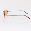 CHANEL Sunglasses metal Orange CC Auth ka2083-7