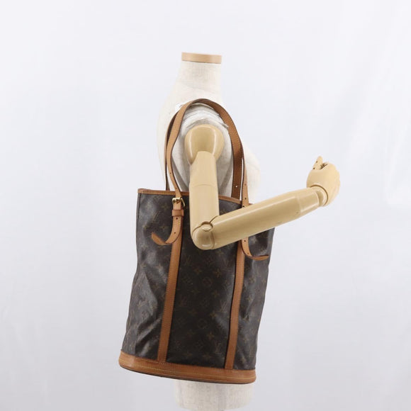LOUIS VUITTON Monogram Bucket GM Shoulder Bag M42236 LV Auth ka2090