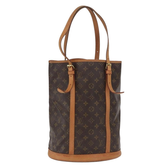 LOUIS VUITTON Monogram Bucket GM Shoulder Bag M42236 LV Auth ka2090