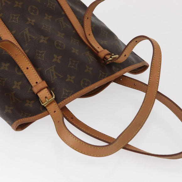 LOUIS VUITTON Monogram Bucket GM Shoulder Bag M42236 LV Auth ka2090