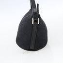 GUCCI GG Canvas Accessory Pouch Black Silver 039 1103 Auth ka2097-4