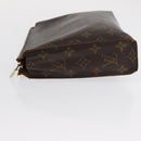 LOUIS VUITTON Monogram Taiga Clutch Bag 2 Set Green LV Auth ka2098-11
