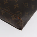 LOUIS VUITTON Monogram Taiga Clutch Bag 2 Set Green LV Auth ka2098-14