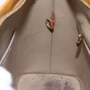 LOUIS VUITTON Monogram Vernis Houston Hand Bag Beige M91004 LV Auth ka2099-20