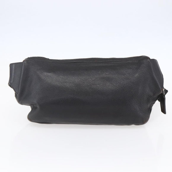 Salvatore Ferragamo Shoulder Bag Leather 2 Set Black Auth ka210