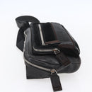 Salvatore Ferragamo Shoulder Bag Leather 2 Set Black Auth ka210-12