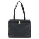 Salvatore Ferragamo Shoulder Bag Leather 2 Set Black Auth ka210-2