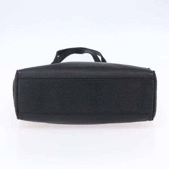 Salvatore Ferragamo Shoulder Bag Leather 2 Set Black Auth ka210