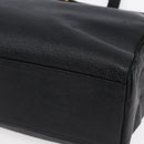 Salvatore Ferragamo Shoulder Bag Leather 2 Set Black Auth ka210-7