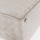 CHANEL New Travel Line Tote Bag Nylon Silver CC Auth ka2106-14