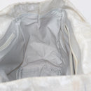 CHANEL New Travel Line Tote Bag Nylon Silver CC Auth ka2106-18