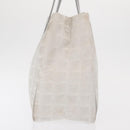CHANEL New Travel Line Tote Bag Nylon Silver CC Auth ka2106-5