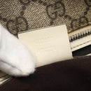 GUCCI GG Supreme Tote Bag PVC Beige 211137 Auth ka2107-20