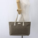 GUCCI GG Supreme Tote Bag PVC Beige 211137 Auth ka2107-21