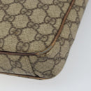 GUCCI GG Supreme Shoulder Bag PVC Leather Beige 92551 Auth ka2120-10