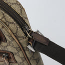 GUCCI GG Supreme Shoulder Bag PVC Leather Beige 92551 Auth ka2120-14