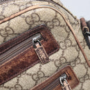 GUCCI GG Supreme Shoulder Bag PVC Leather Beige 92551 Auth ka2120-21
