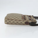 GUCCI GG Supreme Shoulder Bag PVC Leather Beige 92551 Auth ka2120-4