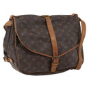 LOUIS VUITTON Monogram Saumur 35 Shoulder Bag M42254 LV Auth ka2121-1