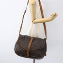 LOUIS VUITTON Monogram Saumur 35 Shoulder Bag M42254 LV Auth ka2121-24