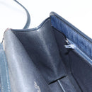 Christian Dior Trotter Canvas Shoulder Bag Navy Gold Auth ka2125-20