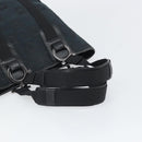 Salvatore Ferragamo Gancini Tote Bag Canvas Navy Silver Auth ka2126-7