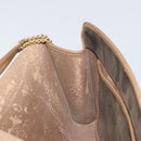 Christian Dior Honeycomb Canvas Chain Shoulder Bag PVC Black Gold Auth ka2127-20