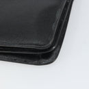 FENDI Hand Bag Leather 2way Black Gold Auth ka2131-16