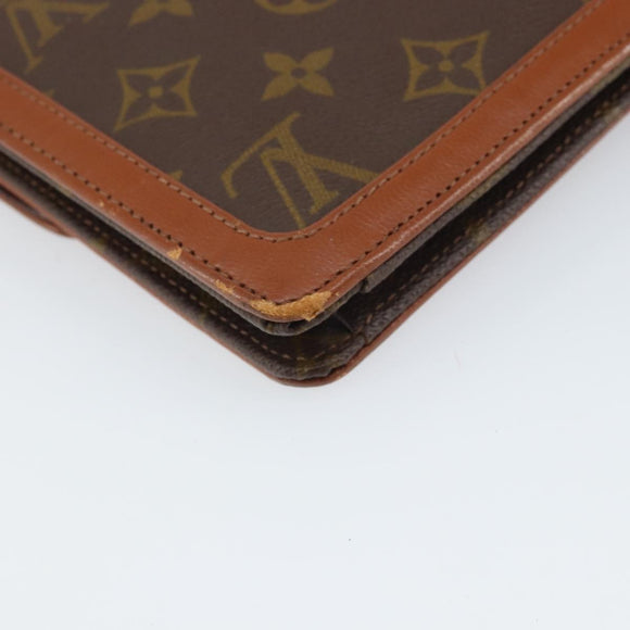 LOUIS VUITTON Monogram Pochette Dam GM Clutch Bag M51810 LV Auth ka2134