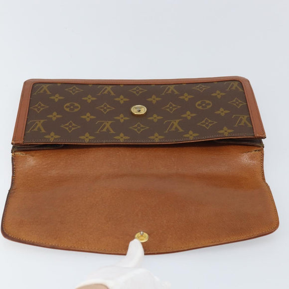 LOUIS VUITTON Monogram Pochette Dam GM Clutch Bag M51810 LV Auth ka2134