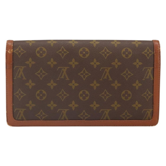 LOUIS VUITTON Monogram Pochette Dam GM Clutch Bag M51810 LV Auth ka2134