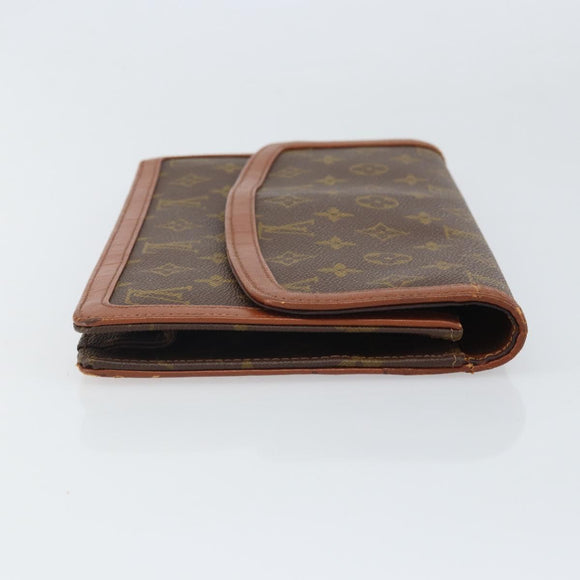 LOUIS VUITTON Monogram Pochette Dam GM Clutch Bag M51810 LV Auth ka2134