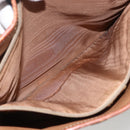 CELINE Macadam Canvas Tote Bag PVC Leather Brown Gold Auth ka2135-19