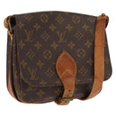 LOUIS VUITTON Monogram Cartouchiere MM Shoulder Bag M51253 LV Auth ka2138-1